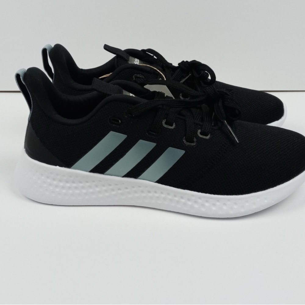 Adidas Kids Black and White Sneakers